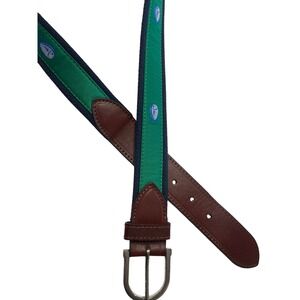 Southern Tide Green Skipjack Ribbon Belt Men's 38